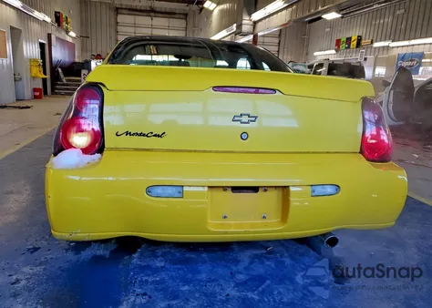 2003 Chevrolet Monte Carlo Ls из США, поврежденный, VIN 2G1WW12E839187305